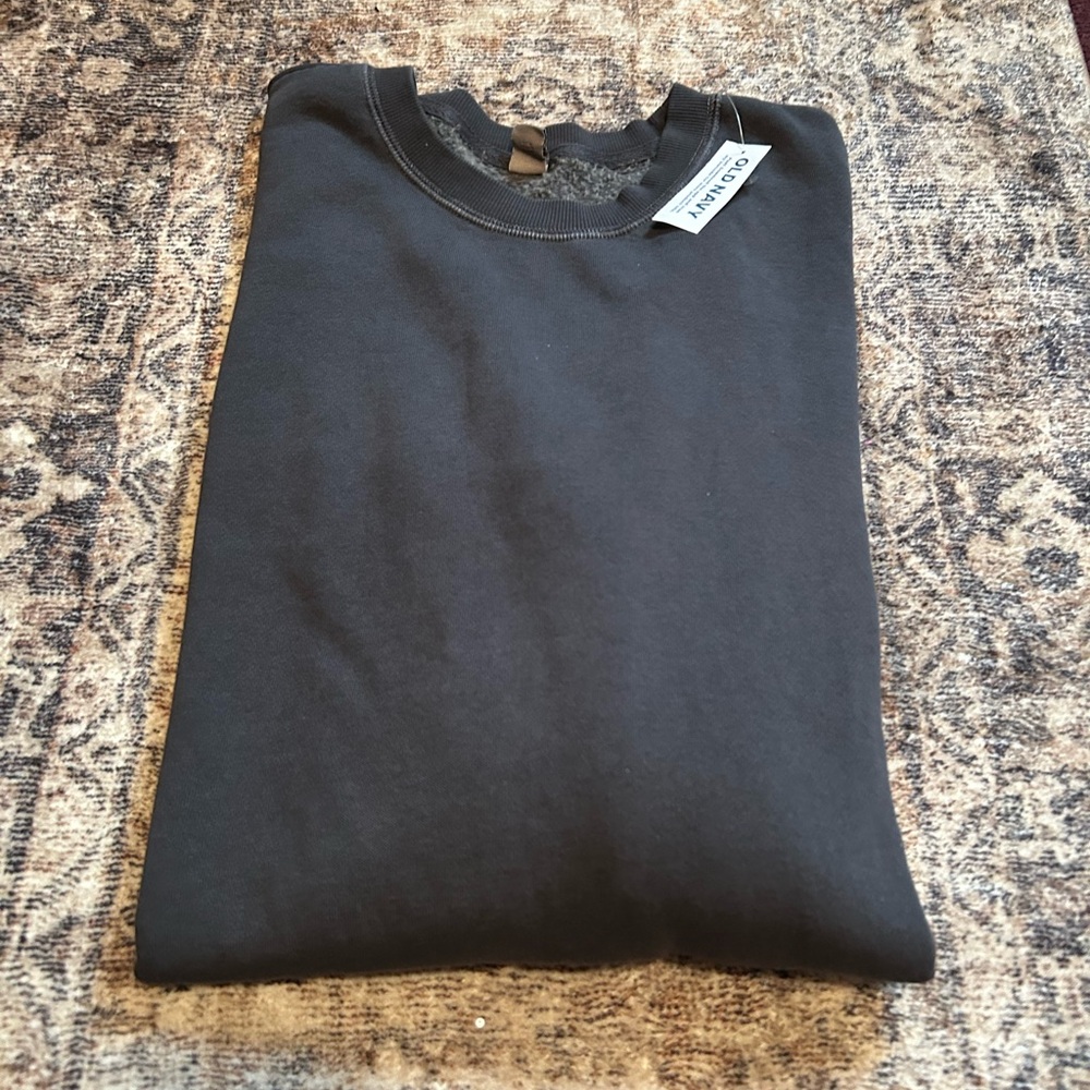 NWT Old Navy Oversized Sweatshirt. Graphite Grey